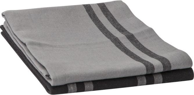 Södahl Set de torchons Soft Tools Gris Noir (50 x 70 cm)