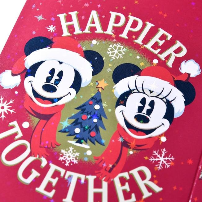 Actual product image Disney Mickey & Minnie gift bag box type (XS) Christmas (Gift box)