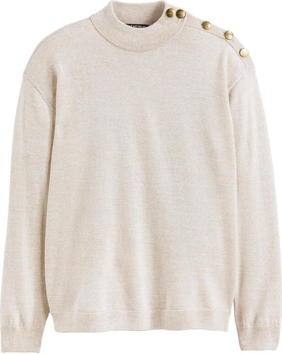 Anne Weyburn Feinstrickpullover mit Stehkragen