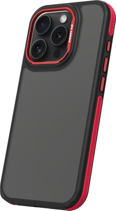 Actual product image OEM Crystal Black case for iPhone 16e red (Apple iPhone 16e)
