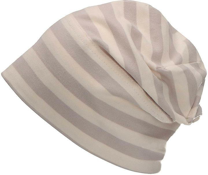 Sterntaler Mütze Slouch-Beanie gestreift Hellgrau Gr. 39 (39)