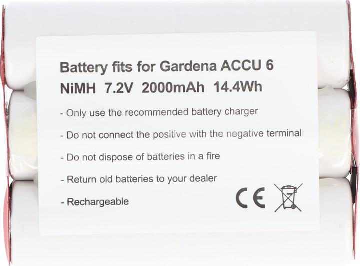 Image du produit Gardena Akku ACCU 6 für Strauchschere ST 6, Bosch AGS70 (7.2 V)