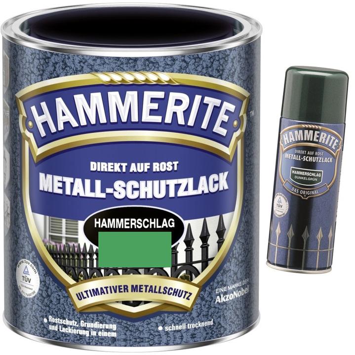Immagine prodotto Hammerite Lacca protettiva in metallo con finitura a martello (250 ml, verde medio)