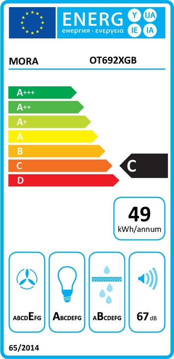 Energie-Label Mora & Memo OT 692 XGB
