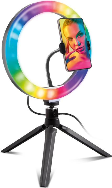 Image du produit SBS Multicolore Ring Light med tripod (éclairage annulaire)