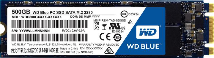 Produktbild WD Blue (500 GB, M.2)