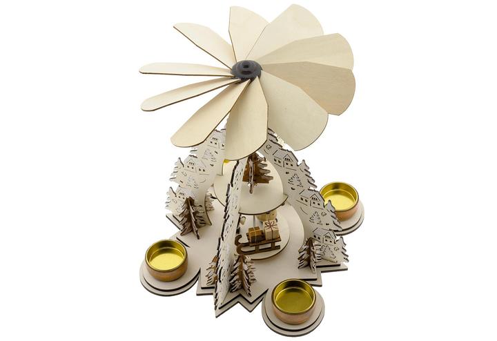 Image du produit HI Pyramide de Noël pour 4 bougies chauffe-plat