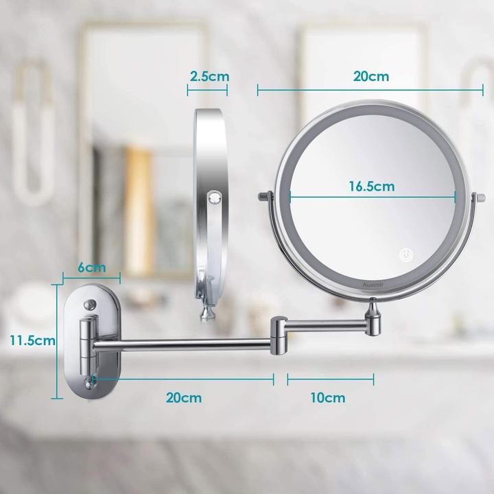 Actual product image Auxmir Make-up mirror