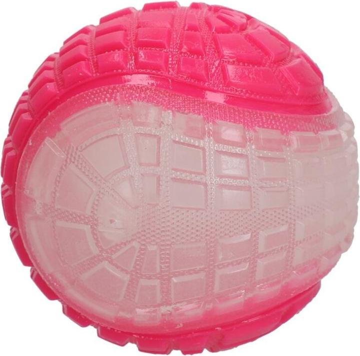 Produktbild Dog Comets Glow in the Dark Moon Pink S (Ballspielzeug Hund)