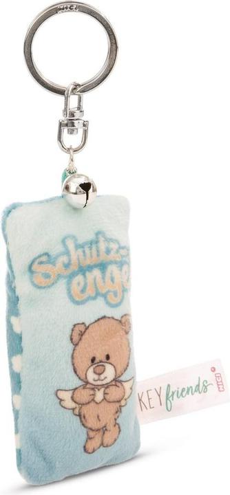 Magni NICI Schlüsselanhänger Mini Plüschkissen Schutzengel mit Glöckchen 8cm