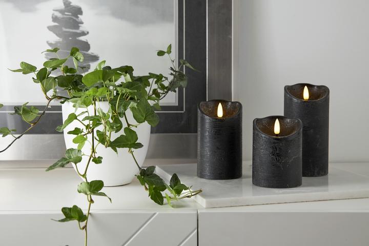 Image du produit Star Trading LED Pillar Kerze Flamme Rustic (1 x)