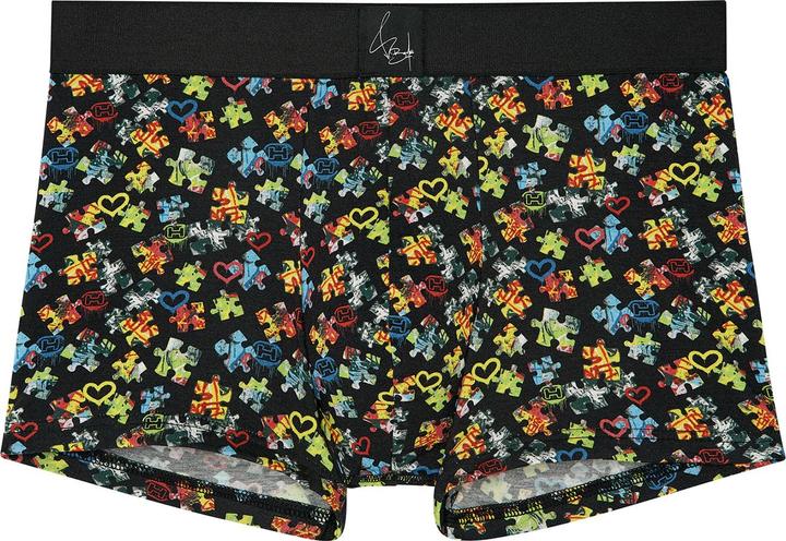 HOM Retro Pants Puzzled Love Boxer (M, Einzelpack)