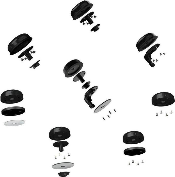 Produktbild Poynting Antennen · KFZ · A-PUCK-0007-V2-01 · schwarz · SMA (M) & RPSMA Adapter (5G, 2G, 4G, 3G, WLAN)