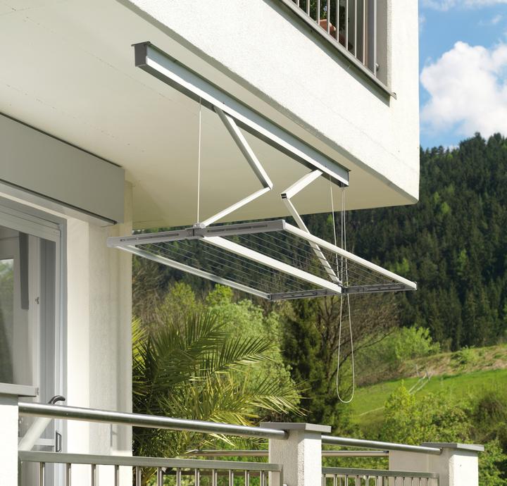 Actual product image Juwel Ceiling dryer Samba 140 (hanging length 13.7 m, tumble dryer for large items of laundry / bed linen) (13.70 m)