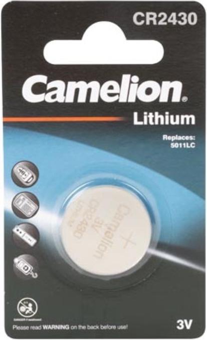 Produktbild Pilha LITHIUM 2430 V - 3,0 mAh 280 (1 St. / Blisterverpackung) (1 Stk., CR2430, 280 mAh)
