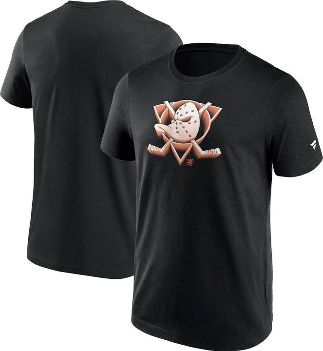 Actual product image Fanatics Chrome Graphic T-Shirt Anaheim Ducks black (L)