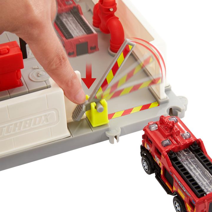 Actual product image Matchbox Fire station playset