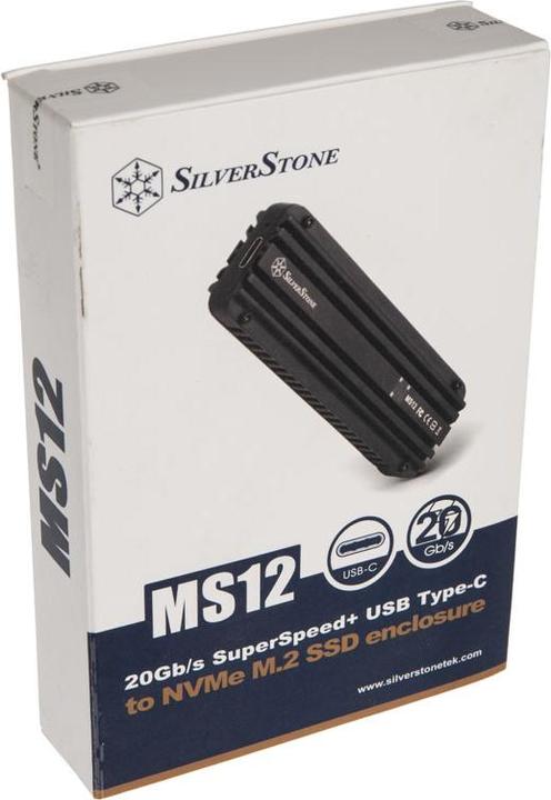Actual product image Silverstone MS12 (M.2 2280, M.2 2260, M.2 2242)
