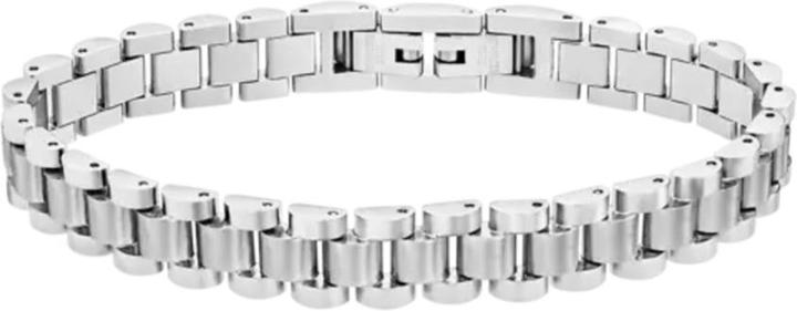 Lotus HERREN-ARMBAND IM LOTUS-STIL IN SCHWARZ LS2261-2/1 316L EDELSTAHL, HERREN (20.30 cm, Edelstahl)
