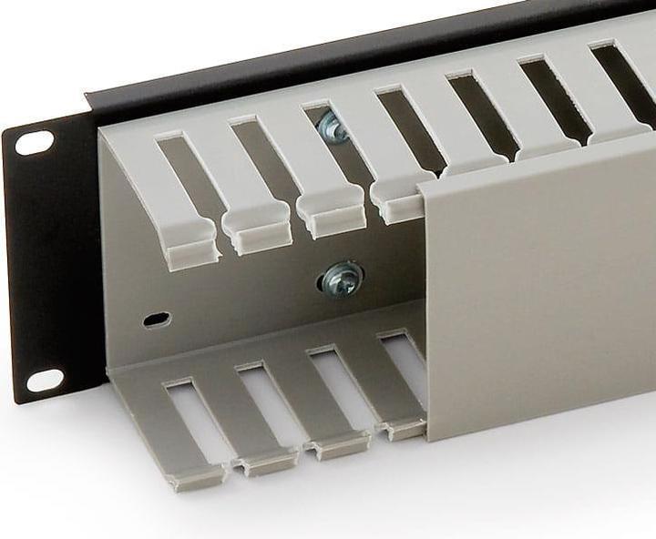 Immagine prodotto Triton RAC-VP-X04-A1 - Canalina per cavi in plastica da 19 pollici su un solo lato, 2 U