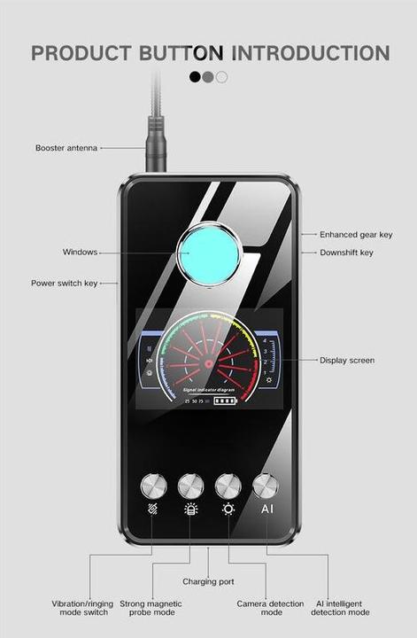 Actual product image Swissdetector Hidden camera detector