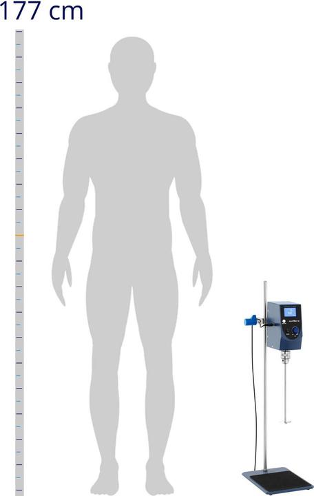 Produktbild Steinberg Laborrühre Stirrer Laborrührwerk Überkopfrührer 2500 U/min 40 L LCD-Display