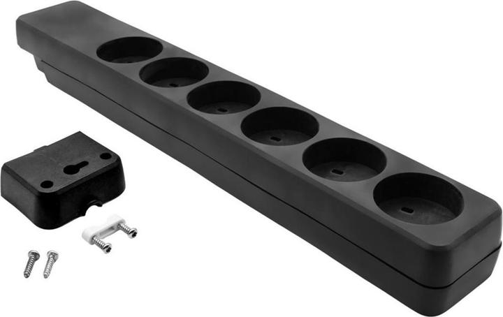 Image du produit ProXtend Danish IT Power Strip 6-way Noir (6 x, CEE 7/3)