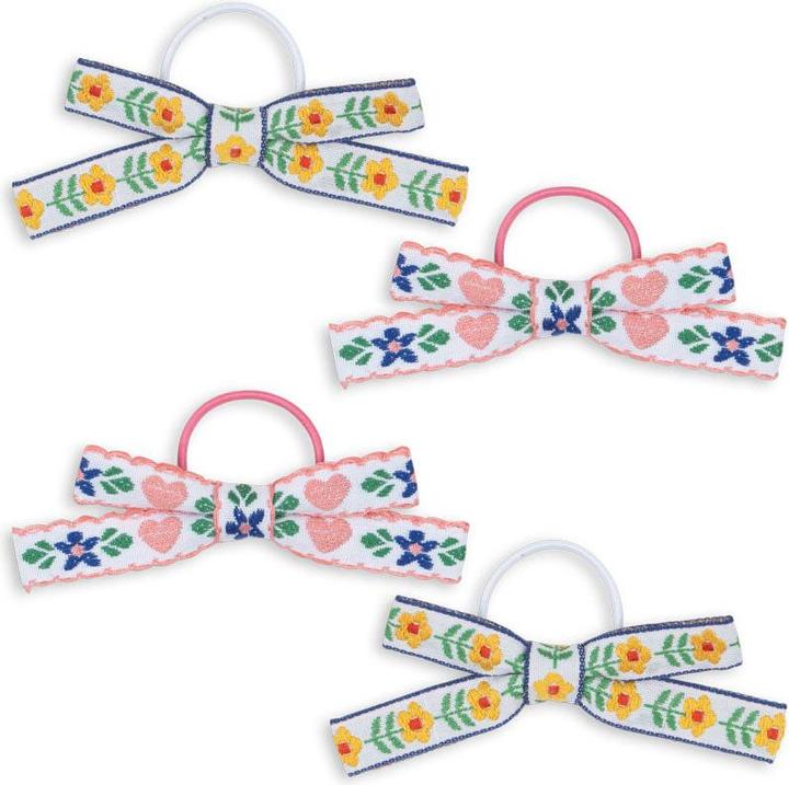 Immagine prodotto Konges Slojd 4Pack Haargummis Schleife White (Set)
