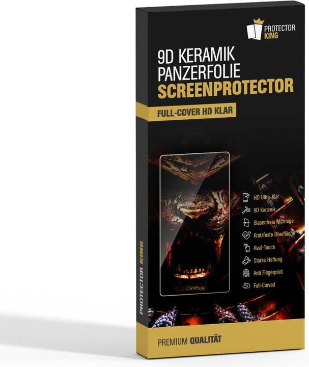 Actual product image Protectorking 3x Ceramic-Glass Full Cover HD Klar (3 Piece, Apple iPhone 15 Pro Max)