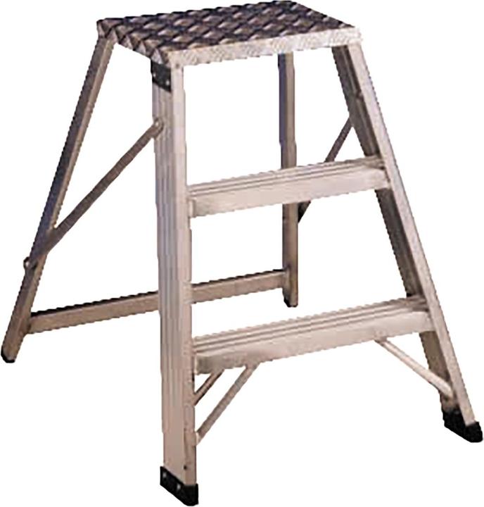 Immagine prodotto Cimco Piattaforma di lavoro pieghevole con 3 gradini, altezza 0,69m, larghezza 0,54m (Gradino pieghevole, 69 cm)