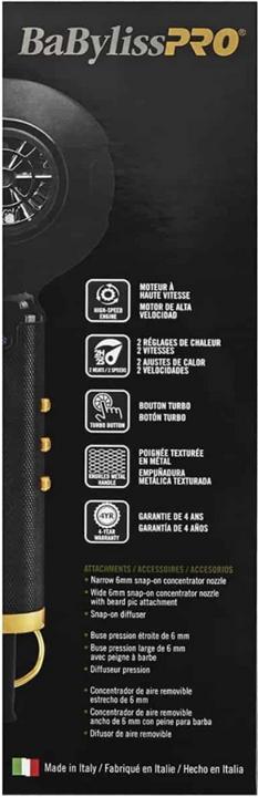 Immagine prodotto BaByliss BlackFX 2200