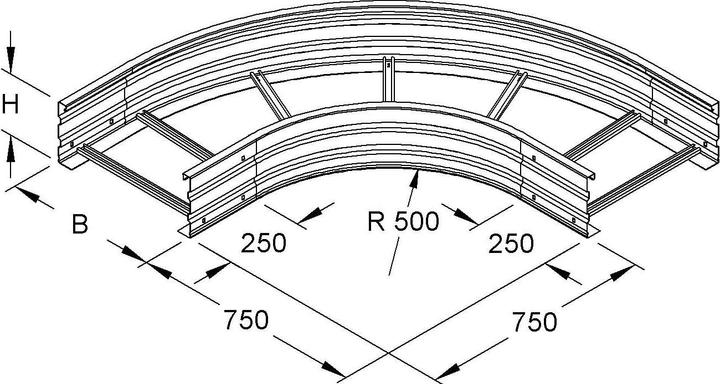 Actual product image Niedax Round arch