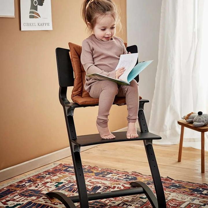 Image du produit Leander Chaise haute sans arceau Noir (Chaise haute)