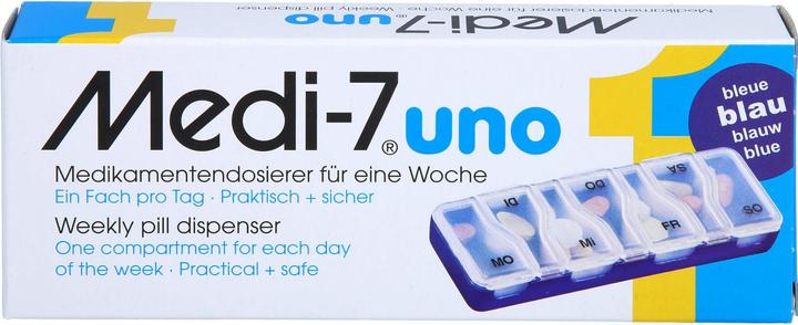 Produktbild Medi-7 kamentendosierer uno Tage blau