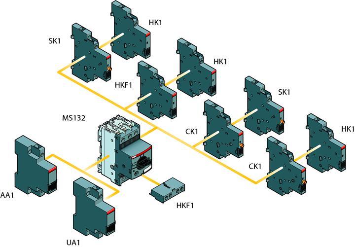 Actual product image ABB Motor protection switch MS132-1.6 1.0-1.6A (1SAM350000R1006)
