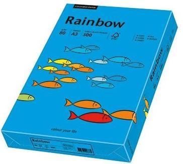 Productafbeelding Rainbow Multifunctioneel papier kleur DIN A3 80g/m² intensief blauw 500 vel/verpakking. (80 g/m², 500 x, A3)