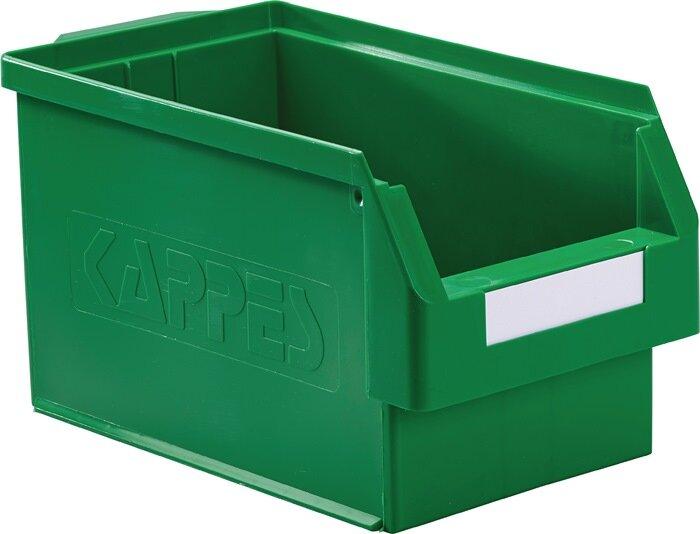 Produktbild Kappes Sichtlagerkasten Gr.3 grün L350xB200xH200mm