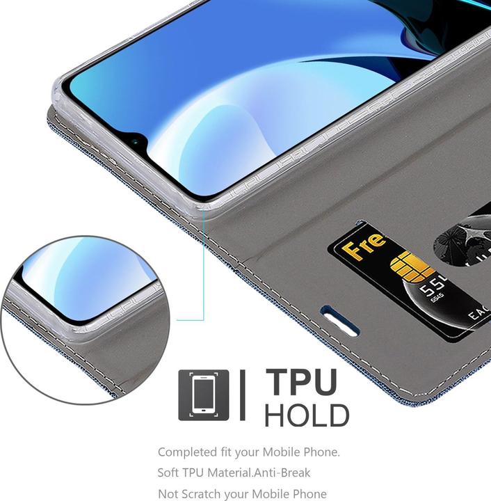Actual product image Cadorabo Jeans Book Cover (Xiaomi Redmi 9T, Xiaomi Poco M3)