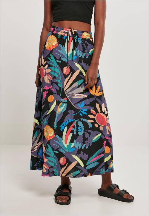 Immagine prodotto Urban Classics Gonna midi in viscosa da donna (XS)
