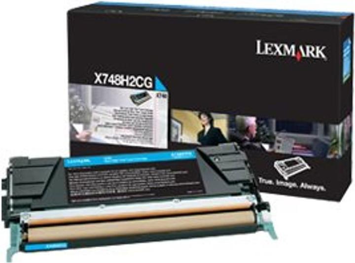 Produktbild Lexmark X748 Toner cyan hohe Kapazität 10.000 Seiten 1er-Pack (C)