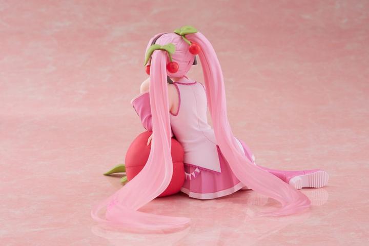 Produktbild Taito Hatsune Miku PVC Statue Desktop Cute Figure Sakura Miku Cherry Cushion Ver. 13 cm