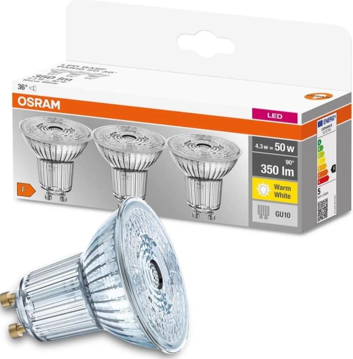 Produktbild Osram Led Base Par16 (GU10, 4.30 W, 350 lm, 3 x, F)