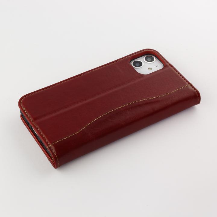 Actual product image Fierre Shann Fourre Flip cuir véritable (Apple iPhone 11)