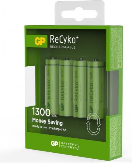 Image du produit V-TAC GP Batterie Recyko 130AAHCE2GB4 (4 pcs, AA, 1300 mAh)