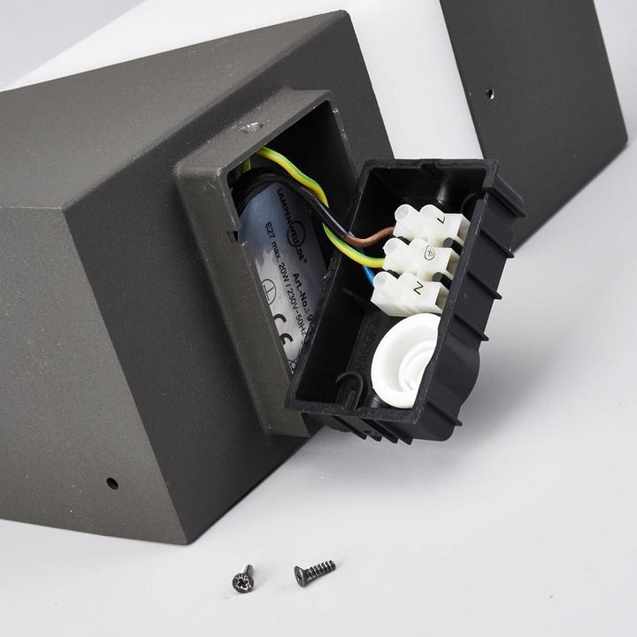 Produktbild Lucande Aussenwandleuchte Kiran mit Bewegungsmelder (790 lm, E27, IP44)