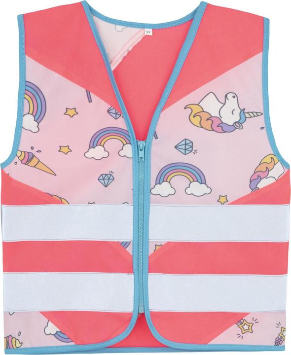 Produktbild Korntex Kinder Warnweste Fantasy Pink/Einhorn CO2 Neutral XS EN 17353 ® ACTFANUNIN (XS)