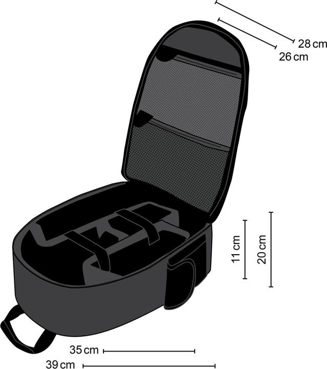 Produktbild mantona Azurit (Fotorucksack, 24.15 l)