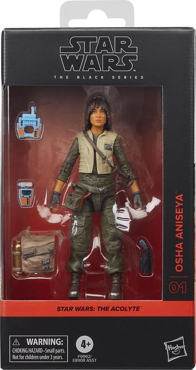 Actual product image Hasbro Star Wars: The Acolyte Black Series action figure Osha Aniseya 15 cm