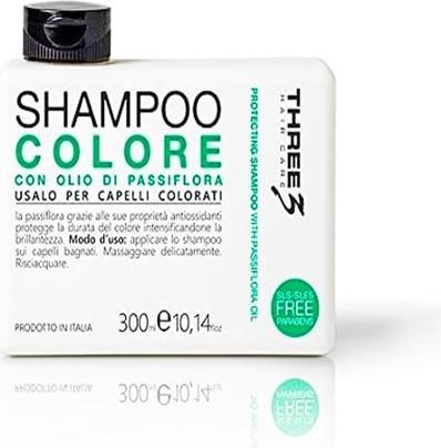 Actual product image faipa Three Shampoo Color with Passiflora Oil 300ml (300 ml, Liquid shampoo)