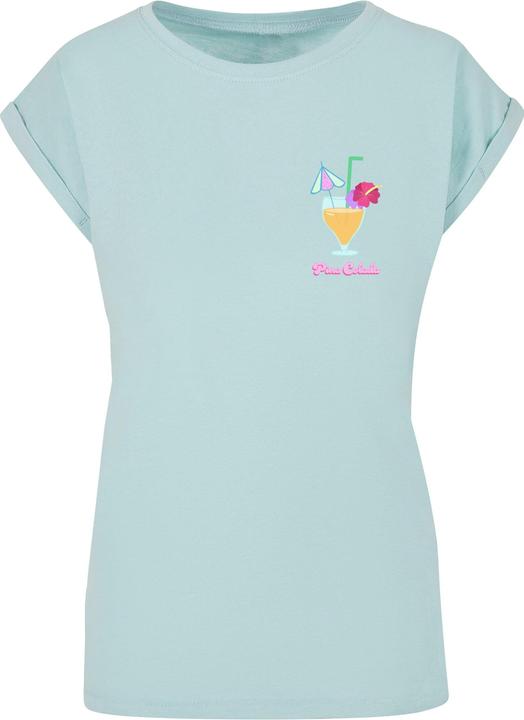 Actual product image Merchcode Ladies Pina Colada Extended Shoulder Tee - 113663 (M)